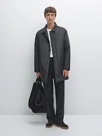 Parka ultra-légère en duvet mélangé hydrofuge