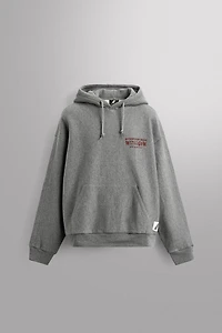 TEXT PRINTED HOODIE
