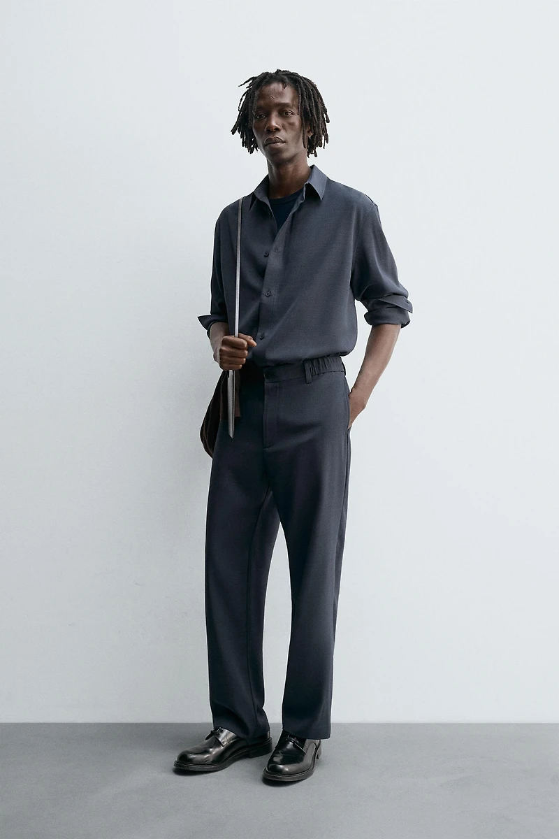 CHEMISE FLUIDE COUPE DÉCONTRACTÉE