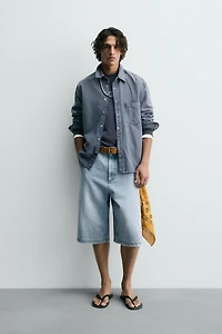 RELAXED FIT PLAID SHIRT