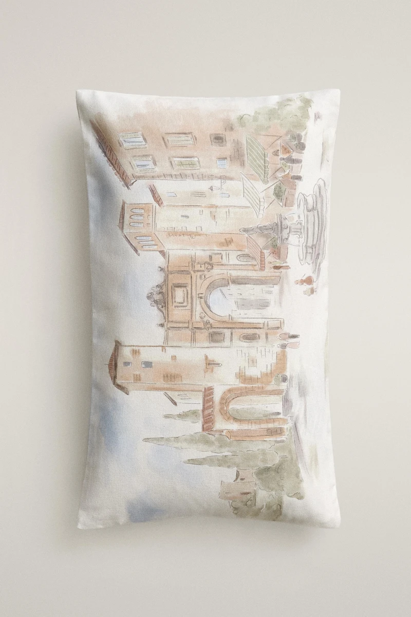 HOUSSE DE COUSSIN PAYSAGE