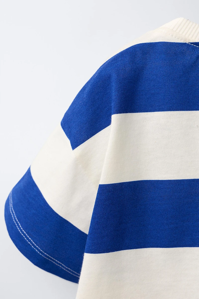 STRIPED FRUIT PATCH T-SHIRT