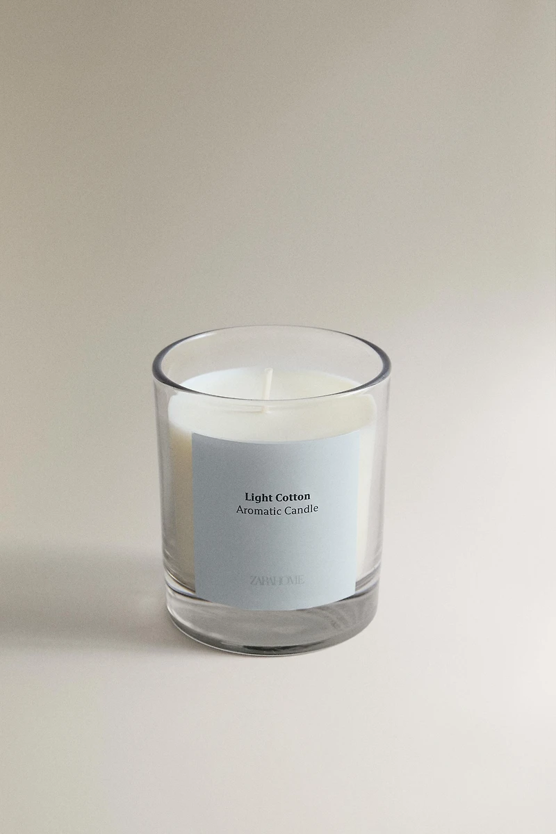 (200 GR) BOUGIE PARFUMÉE LIGHT COTTON
