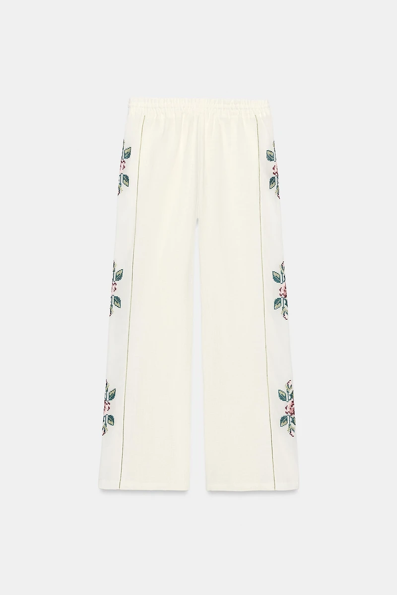 SIDE STRIPE STRAIGHT LEG PANTS