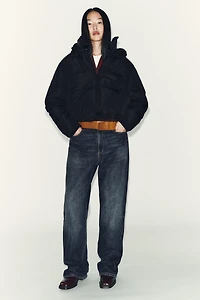 SHORT WATER REPELLENT WINDPROOF HOODIE ANORAK