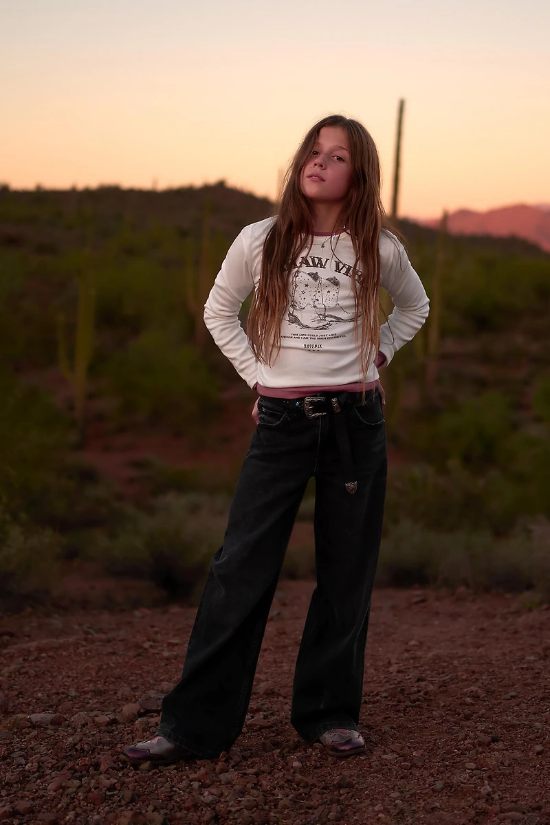 T-SHIRT À INSCRIPTION COWGIRL