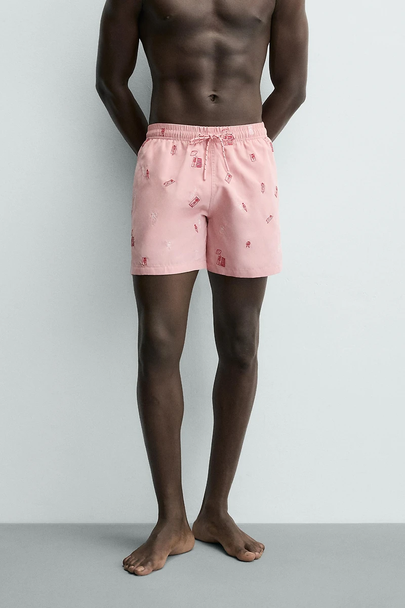 MEDIUM EMBROIDERED SWIMSUIT
