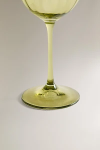 RAISED CRYSTALLINE GLASS