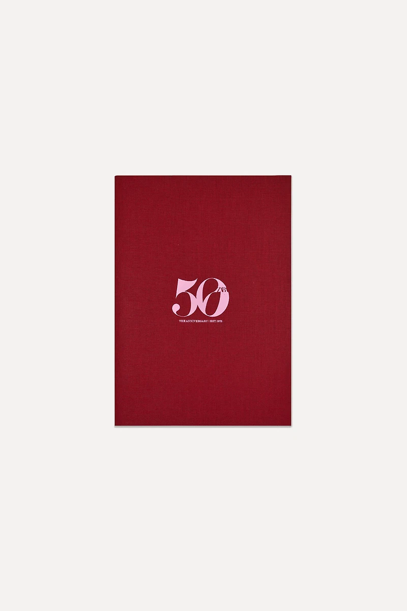 ZARA LARGE 50TH ANNIVERSARY NOTEBOOK