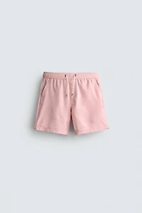 LONG SEERSUCKER SWIM SHORTS