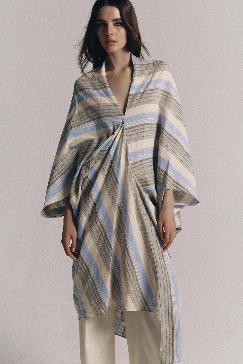 ZW COLLECTION STRIPED LINEN TUNIC