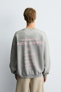 COMBINED PRINT SWEATSHIRT
