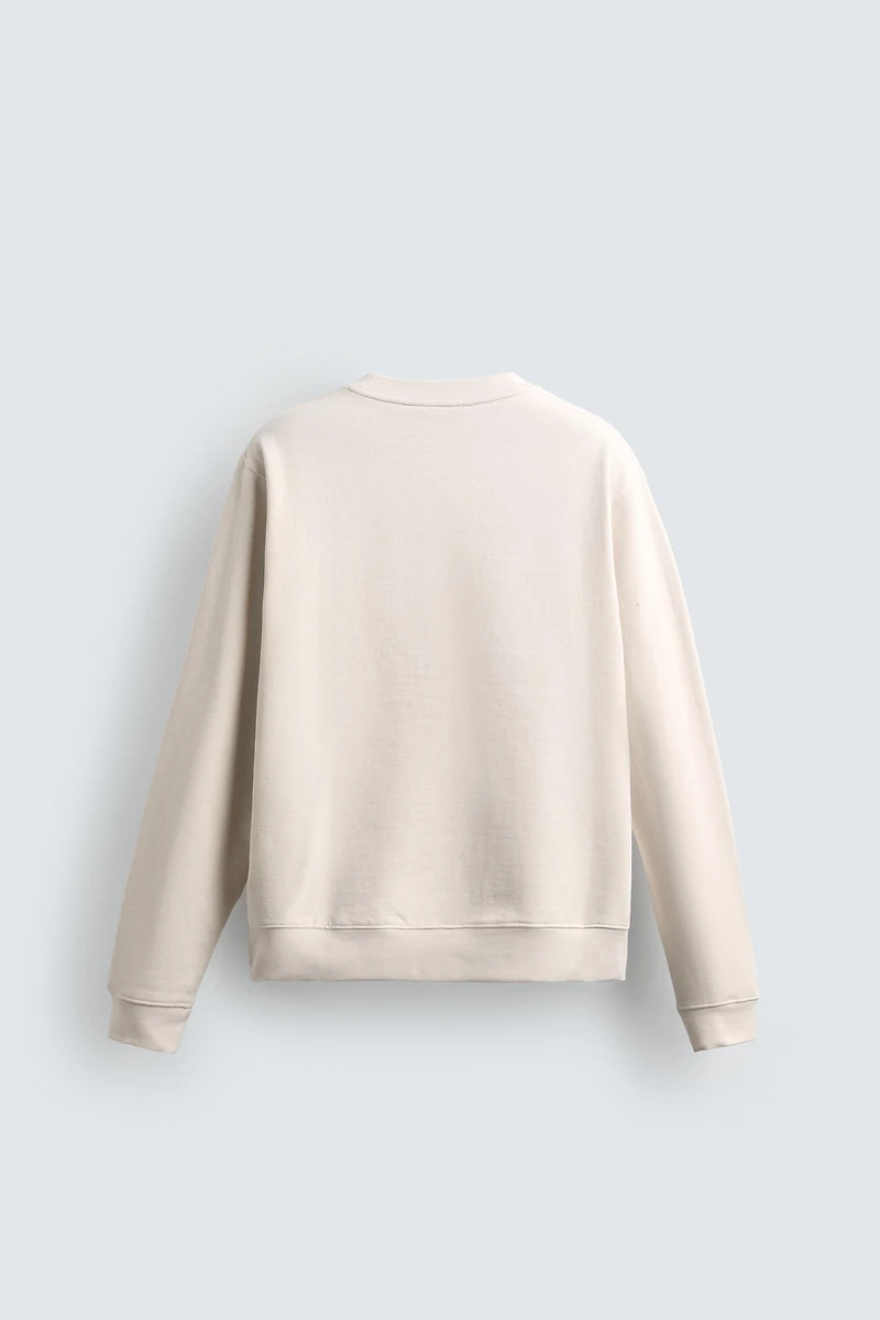 SWEAT REGULAR FIT À INSCRIPTION IMPRIMÉE