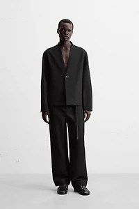 COTTON-LINEN SUIT BLAZER