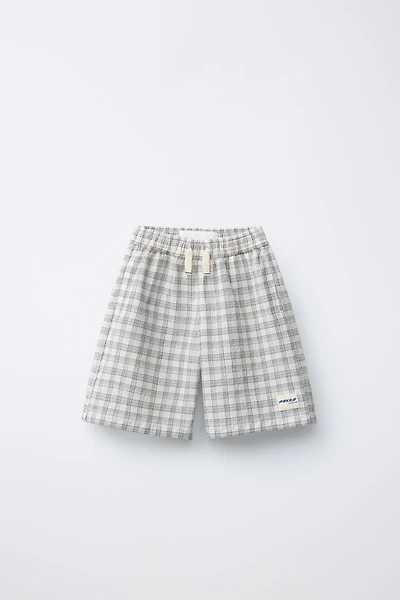 PUKAS SURF PLAID SEERSUCKER SHORTS