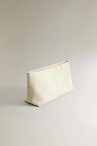 LEATHER MAKEUP BAG