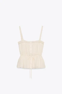 TOP GEORGETTE DENTELLE