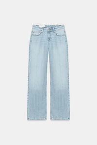 TRF LOW RISE WIDE LEG JEANS