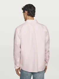 Chemise regular fit 100 % lin