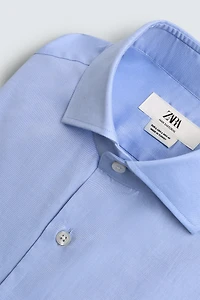 TEXTURED FRENCH CUFF SHIRT