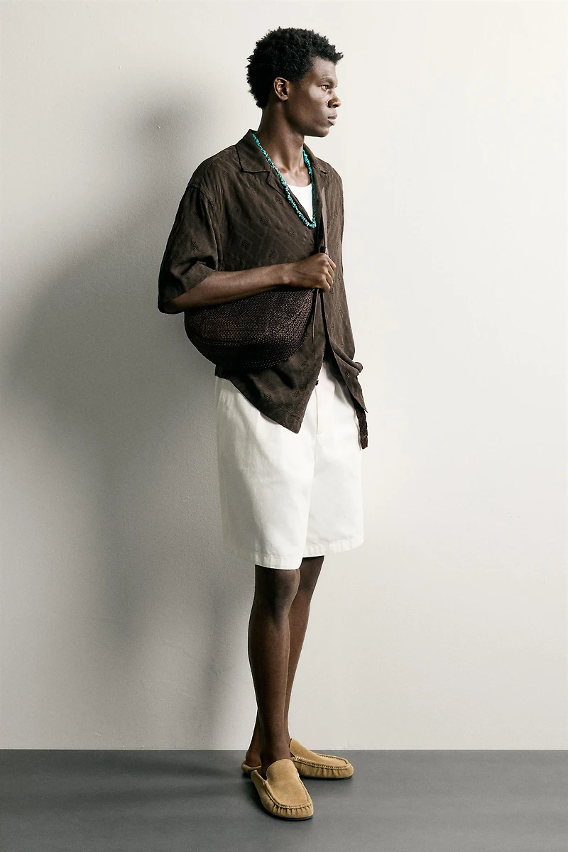 WOVEN SHOULDER BAG