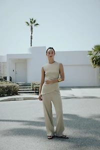 TOP ASYMÉTRIQUE TEXTURÉ