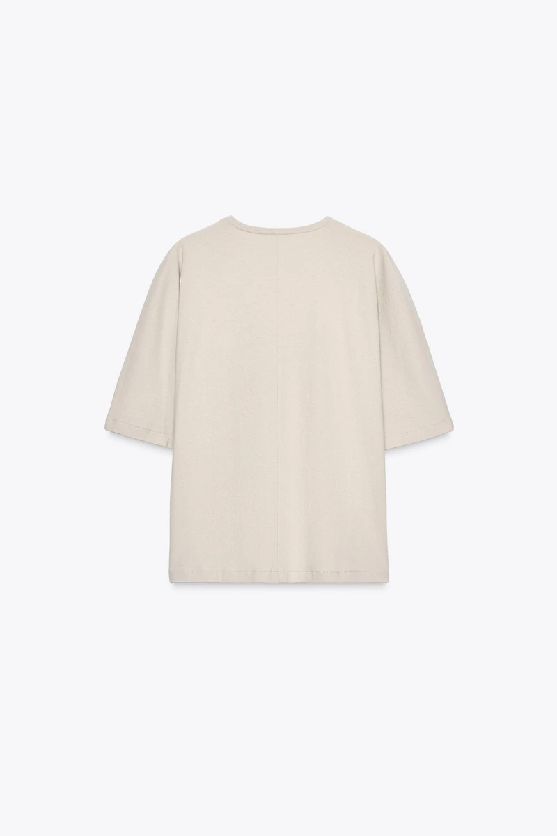 OVERSIZED TEXTURED T-SHIRT