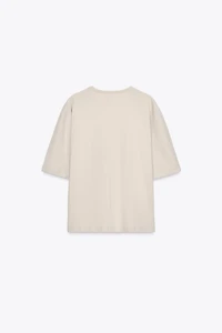 OVERSIZED TEXTURED T-SHIRT