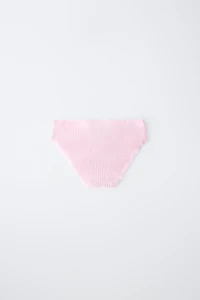 6-14 ANS / LOT DE SIX CULOTTES CANNELÉES