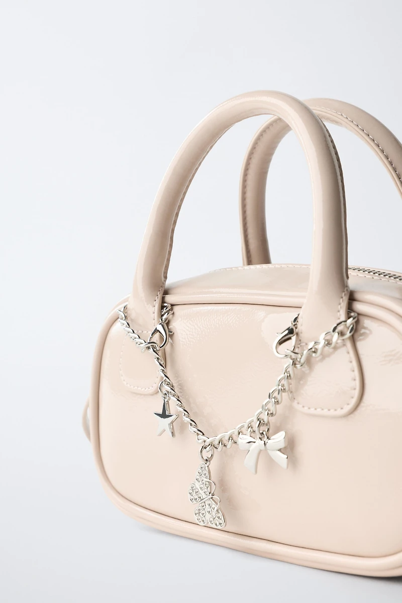 MINI BOWLING CHARM CROSSBODY BAG