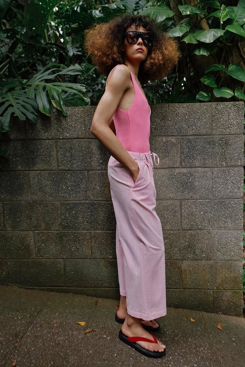STRIPED CULOTTES