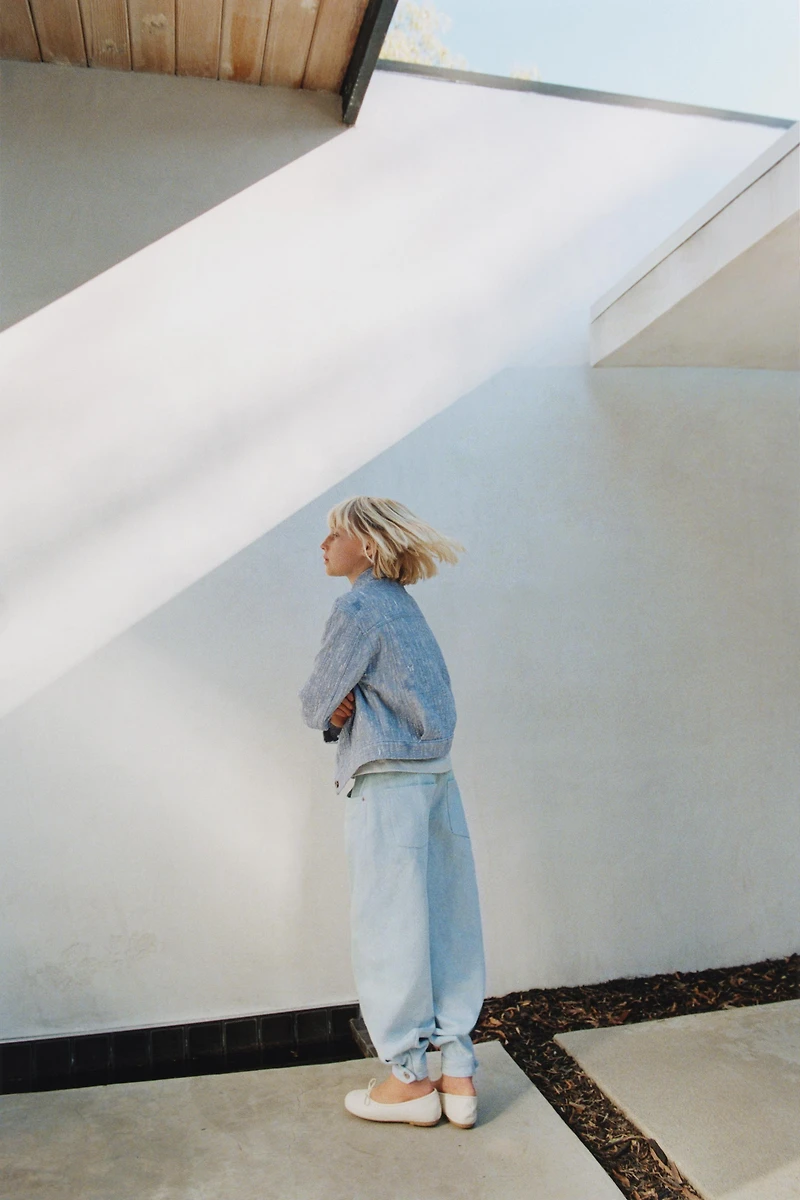 BAGGY PLEATED PANTS