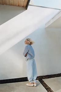 BAGGY PLEATED PANTS