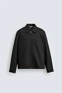 REGULAR FIT OVERSHIRT WITH POCKETS