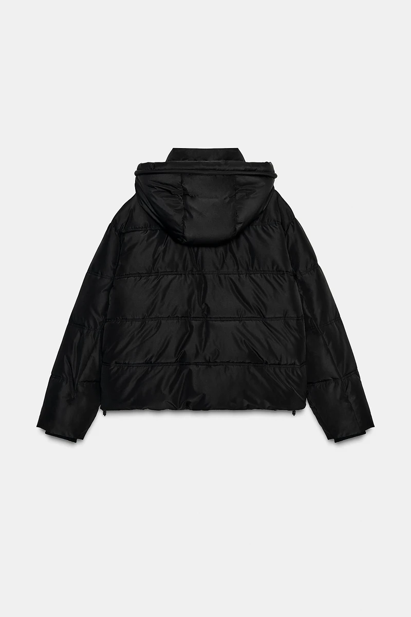 SHORT WATER AND WIND PROTECTION ANORAK WITH HOODIE