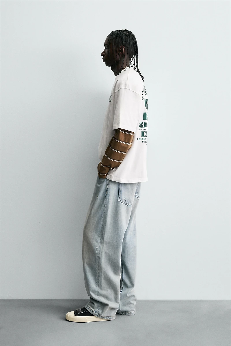 PRINTED TEXT T-SHIRT