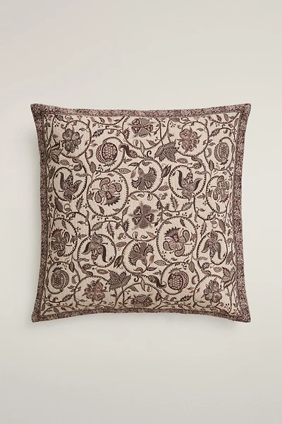 JACQUARD THROW PILLOW COVER