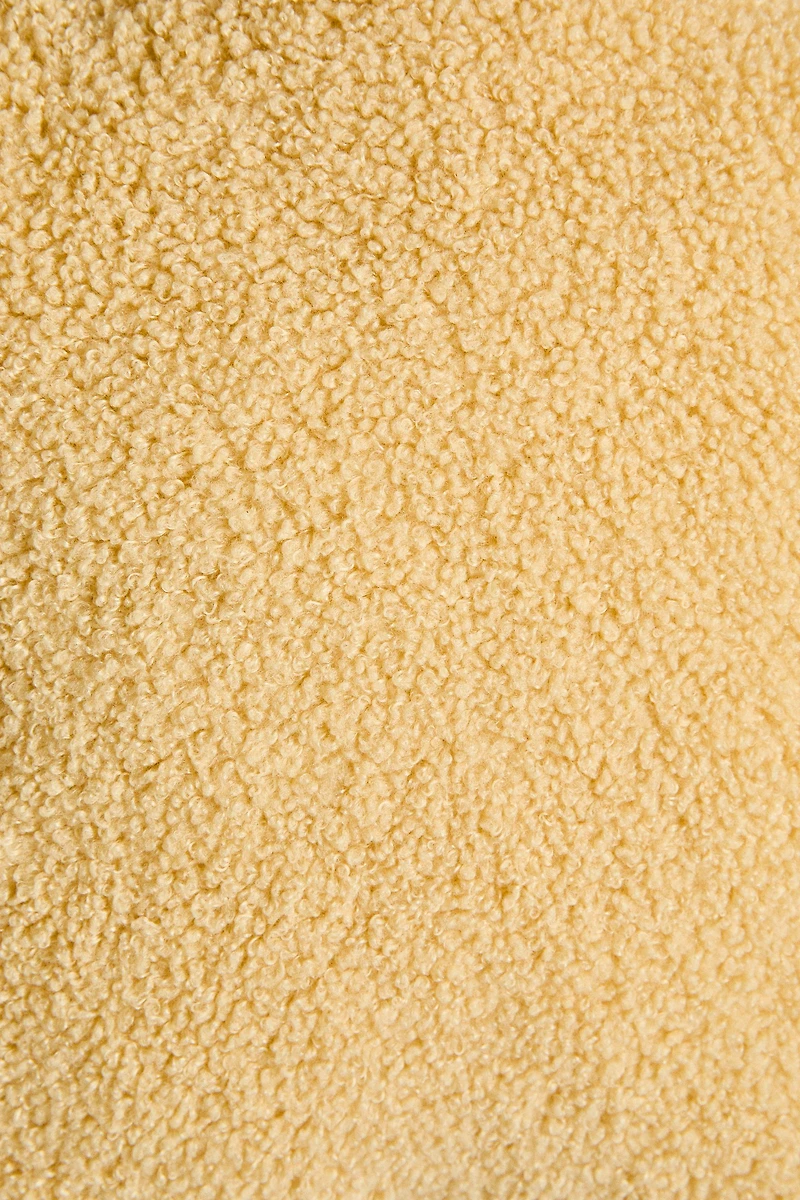 CHILDREN’S LARGE FAUX SHEARLING STAR THROW PILLOW