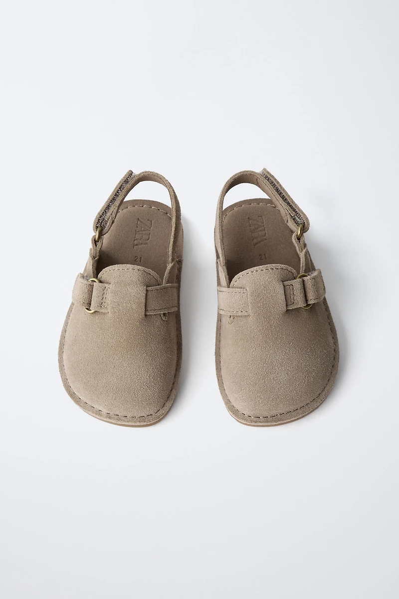 SABOTS BAREFOOT EN CUIR