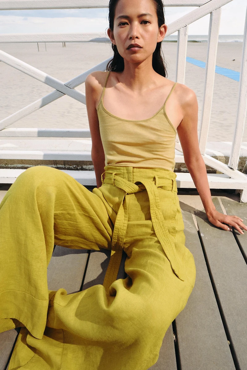 ZW COLLECTION 100% LINEN PANTS