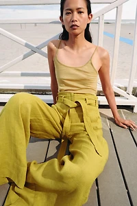 ZW COLLECTION 100% LINEN PANTS