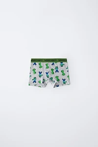 AGES 6-14/ TWO-PACK OF MINECRAFT © MOJANG AB. ™ BOXERS