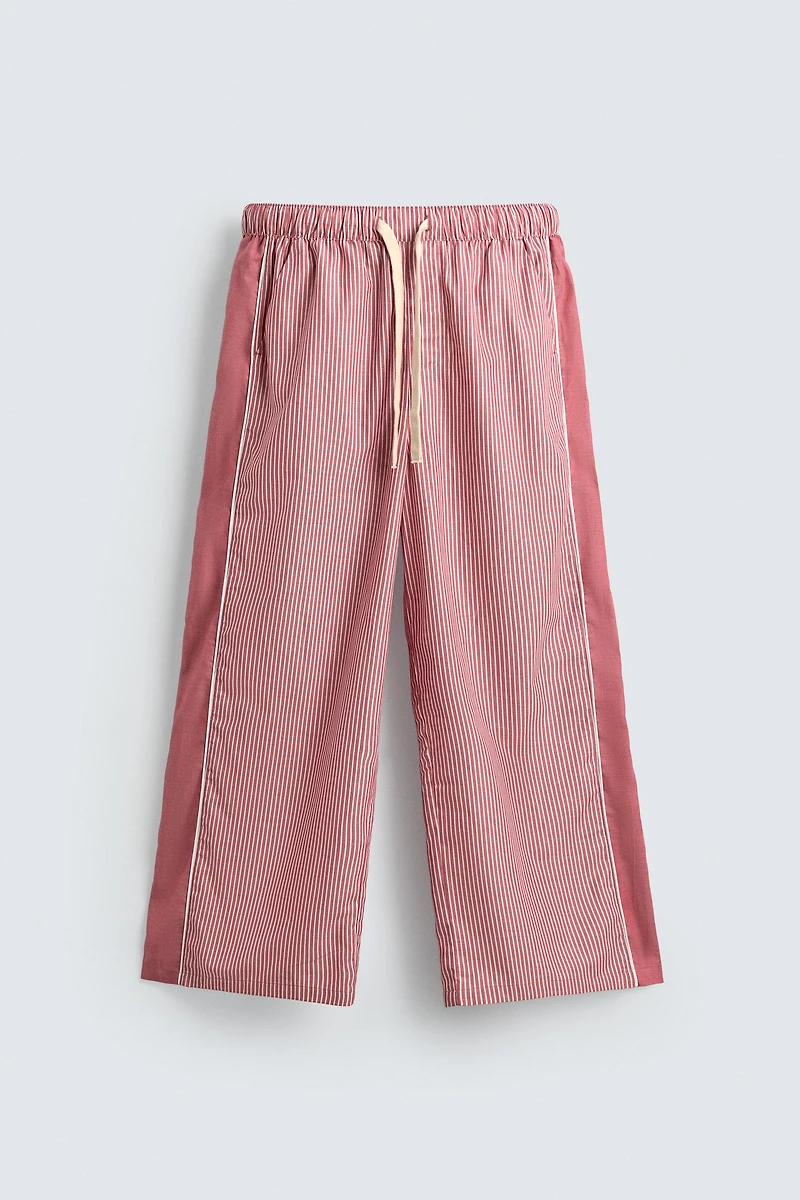 CONTRAST STRIPE BAND PANTS