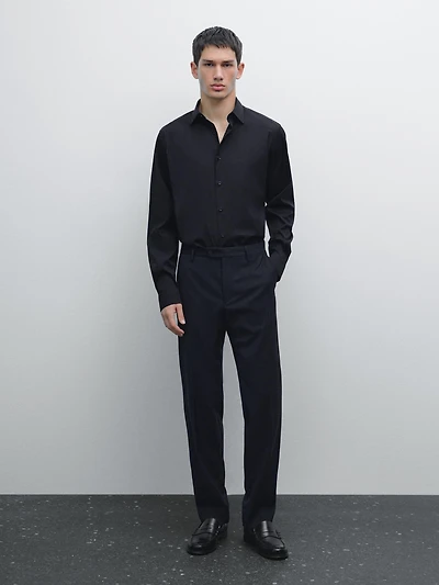 Slim fit stretch shirt