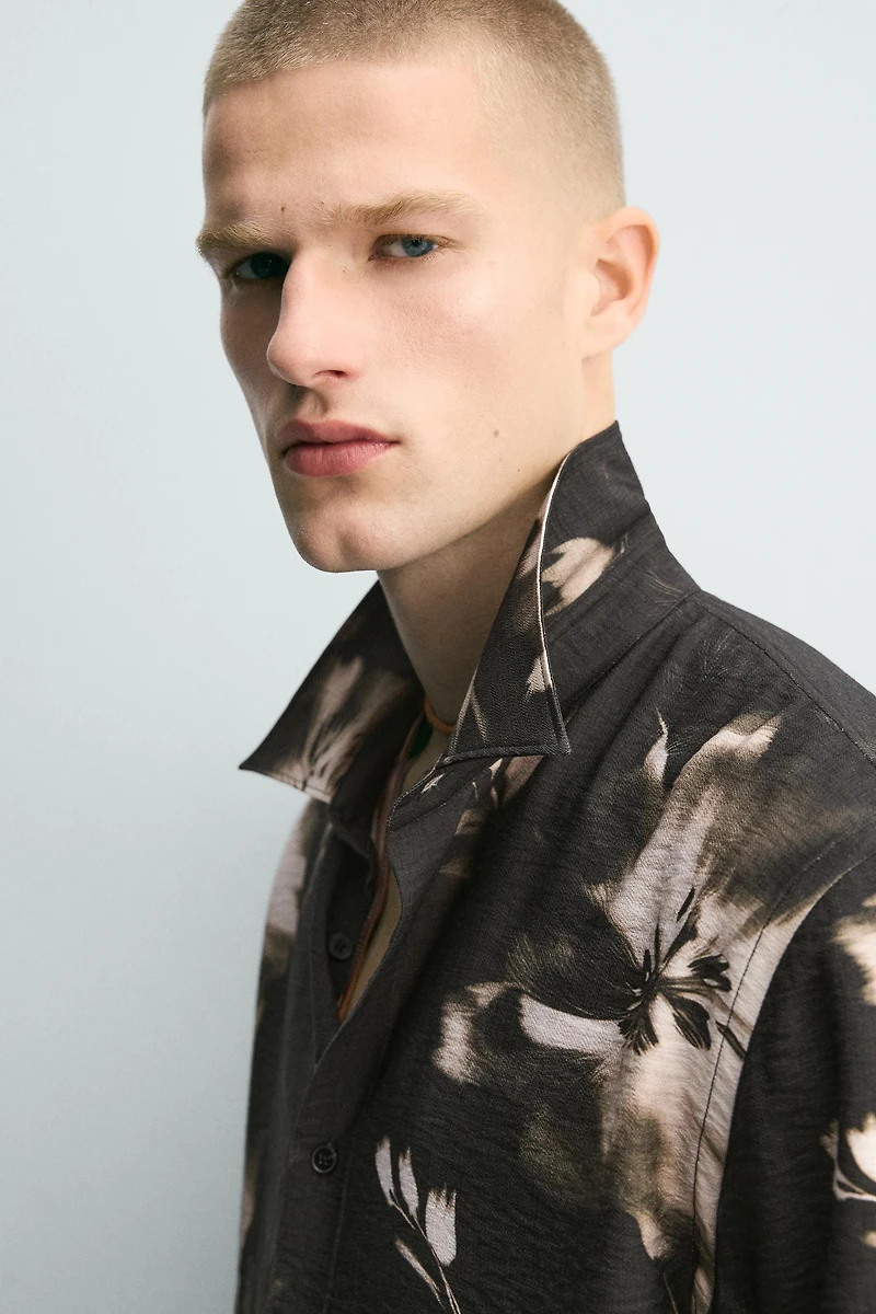 CHEMISE FLUIDE À IMPRIMÉ FLEURI