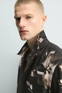 CHEMISE FLUIDE À IMPRIMÉ FLEURI