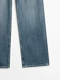 High-waist wide-leg jeans