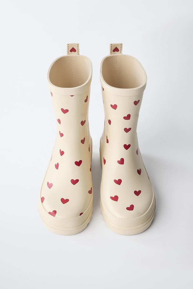 HEART RAIN BOOTS
