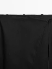 Flowing pareo trousers with tie detail
