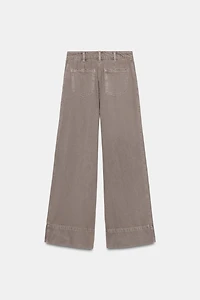 Z1975 MID-RISE WIDE LEG JEANS WITH DARTS
